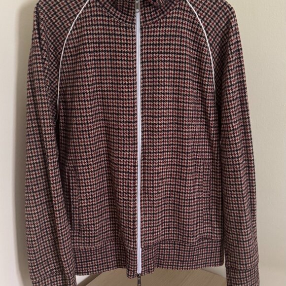 Todd Snyder - Men's Houndstooth Wool Track Jacket - Picture 6 of 6